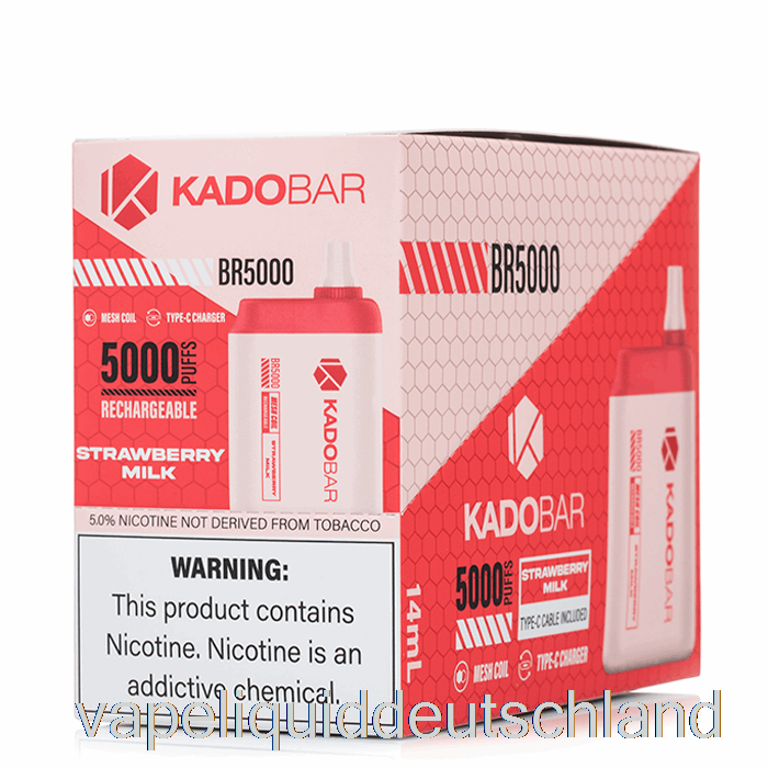 [5er-Pack] Kado Bar BR5000 Einweg-Vape-Flüssigkeit